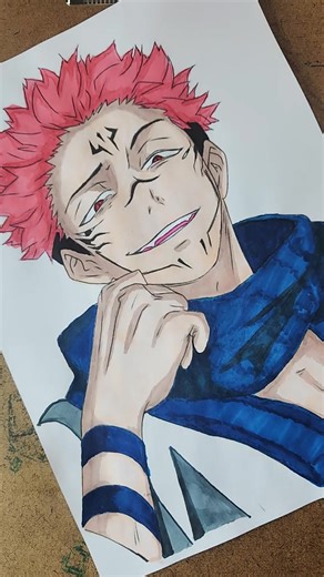 Choosing the King of Curses today 👹 Which Sukuna form is your favorite? ⚔️ #Sukuna #JJK #AnimeColoring #SatisfyingArt #ColoringPath