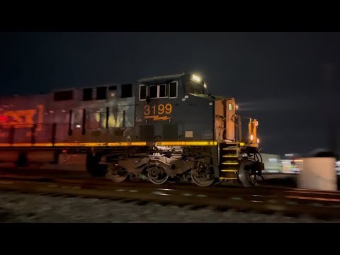 CSX 3199 Leads Large CSX M410-02 NB Manifest Train With Mid DPU Florence SC With 808 Axles