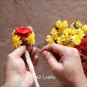 2 Simple way to string the flowers Title: Keep On Moving Artist: Giulio Cercato Link: https://business.facebook.com/sound/collection/?sound_collection_tab=sound_tracks&asset_id=8919309684808763&reference=artist_attr | A2 Crafts