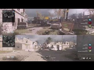 Call of Duty: Modern Warfare Remastered Splitscreen Gameplay