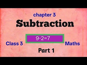 Class 3 Maths | Chapter 3: Subtraction – Part 1 | 4-Digit Numbers Without Regrouping