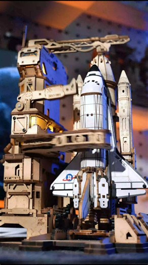 101K views · 406 reactions | Precision-crafted to ignite your space journey. Launch your imagination and build your universe with the Space Shuttle! #rokr #modelkit #3dpuzzle #spaceshuttle | ROKR | Facebook