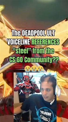 DEADPOOL ULT VOICELINE COMES FROM CS:GO??? 😮😮 #marvelrivals #deadpool #csgo #voiceline #reference