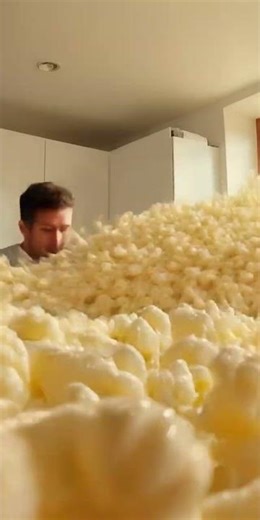 One Corn Falls… The Whole City Turns to Popcorn 😳🍿