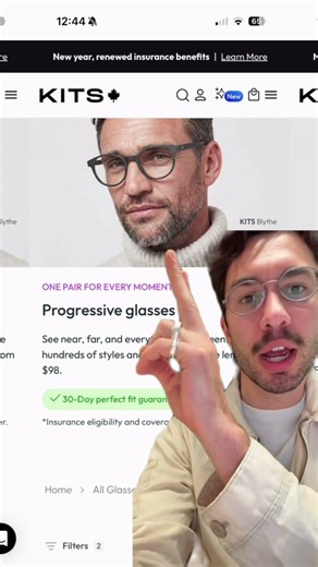 New Year, New Frames! Progressives Lenses for $98 #progressivelenses #progressives #glasses #shop