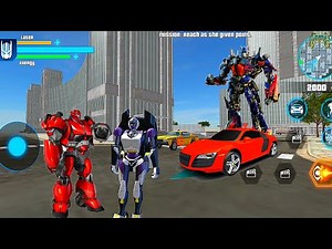 Cool Robot Transforming Game 2023: Transformations of Robot Car 3D - Android iOS Gameplay