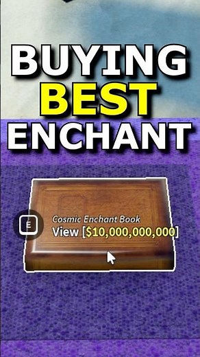 Buying Best Enchant in Prospecting Roblox