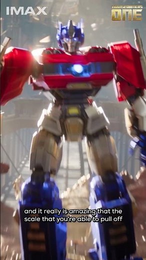 Big Robots + Big Screens = Epicness #TransformersOne