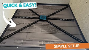 Watch Simple Setup for Shower Pan Quick Slope Kit! on Amazon Live