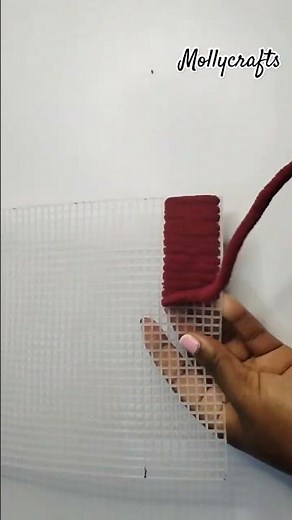 Plastic Canvas bag Tutorial for beginners