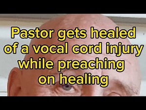 Pastor Duane Miller gets healed a vocal cord injury while preaching! #healing #jesus #DwayneMiller