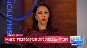 3.1K views · 49 reactions | In Texas, drivers have been stranded overnight along Interstate 10 near San Antonio following a series of accidents. Adrienne Bankert speaks with driver Mike McCorkle, who has been sitting at a standstill on the Texas highway since 7p.m. Thursday. MORE: https://trib.al/LMKM2IA | NewsNation | Facebook