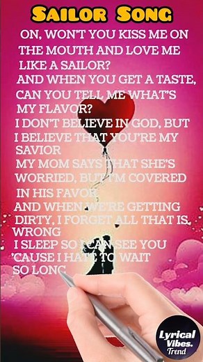 Sailor Song Lyrics Song by Gigi Perez#sailorsong #gigiperez