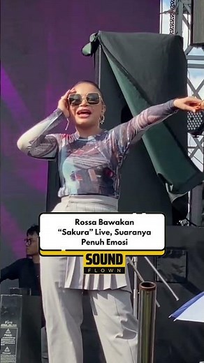 Rossa Bawakan “Sakura” Live, Suaranya Penuh Emosi