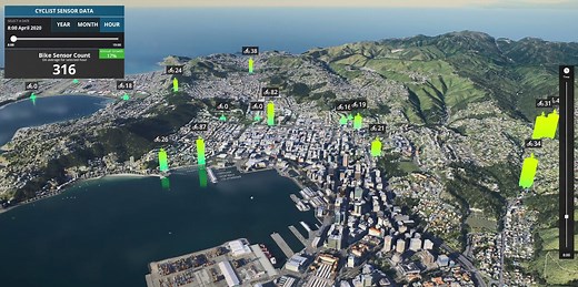 Meet Wellington's digital twin, a super detailed copy of the city made using gaming technology. Real data can be used to create interactive visualisations, making it an incredible tool for designing our carbon-zero capital. The project has lead to Wellington being selected as one of 50 finalists in the Bloomberg Philanthropies 2021 Global Mayors Challenge! Find out more at: https://wellington.govt.nz/news-and-events/news-and-information/our-wellington/2021/06/wellington-finalist-in-global-mayors