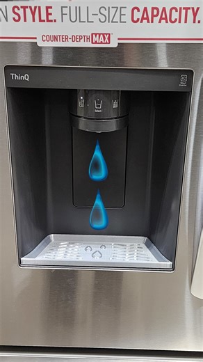 LG Refrigerator Drip Tray | Exact Fit | Thinq Water Dispenser Spill Catcher - Etsy