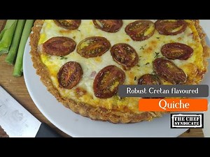 Quiche with Cretan Twist