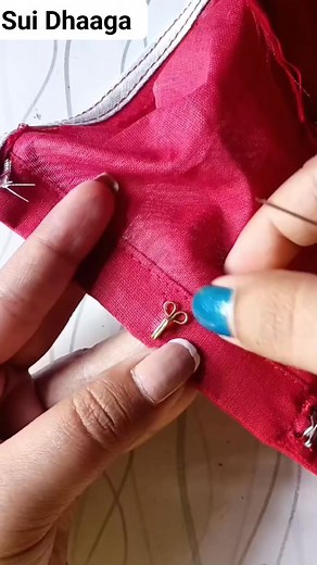 304K views · 2.5K reactions | Blouse hook stitching ✂️瑱淋 #ideas #blousedesigns #blouse | Sui Dhaaga | Facebook