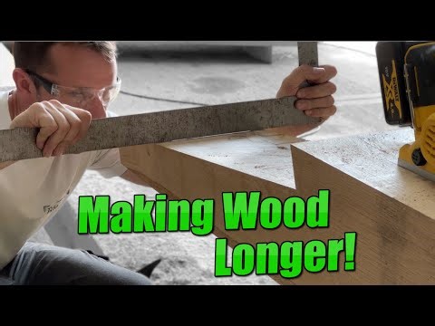 Splicing Oak Beams to Make Them Longer - The Tapered Splice