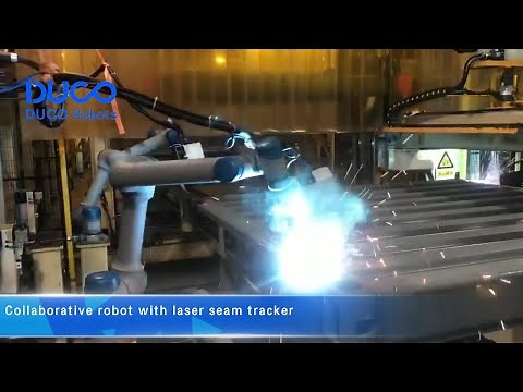 Laser welding with collaborate robot arm | DUCO Robots
