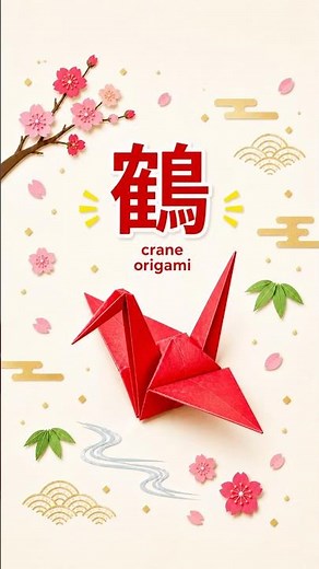 鶴｜子どもでもできる！ #折り紙#origami