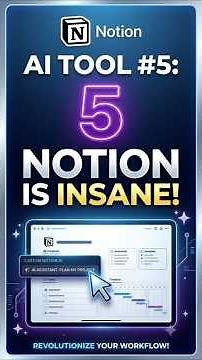 AI Tool #5/50: This AI Organizes Your Entire Life! | Notion AI Explained #aiworkflows