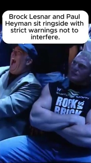 The Rock 🔥 vs Triple H | Brock Lesnar & Paul Heyman Ringside!