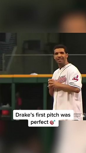 Best celebrity first pitch? 🤔 (via @cut4) #drake #ovo #cleveland #celebrity