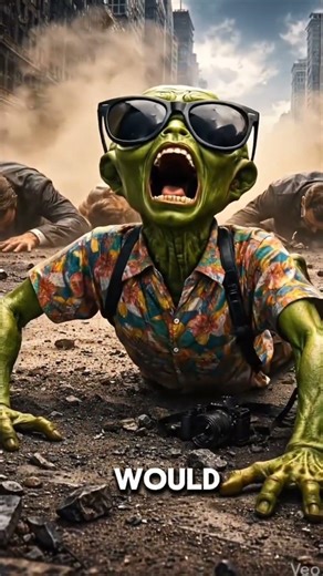 Alien Tourist Visits Earth… Then Gravity Goes Crazy! 🌍