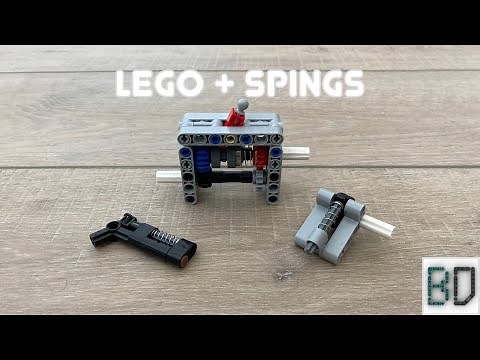3 Ways To Use Springs With Lego Technic