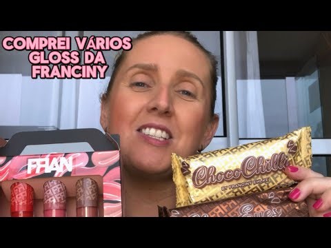 COMPREI VÁRIOS GLOSS DA FRANCINY PARA TESTAR COM VOCÊS