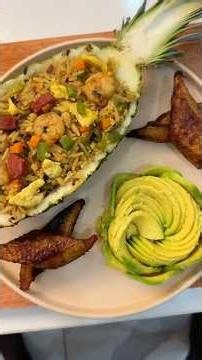 Easy Pineapple Fried Rice Recipe | Restaurant-Style at Home 🍍🍚 #food #lifestyle #foodie #Bigtym