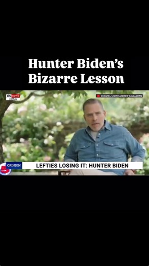 Ben Torrecampo on Instagram: "In an expletive-filled interview with the YouTube outlet Channel 5 with Andrew Callaghan, Hunter Biden accused Clooney of exaggerating the former president’s frailty but found time to talk about unusual topics. @skynews #hunterbidenisacrackhead #hunterbidenmemes #hunterbidensmokescrack"