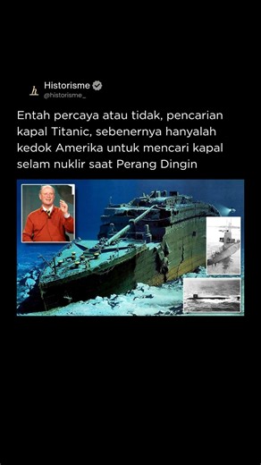 Pencarian Titanic hanyalah kedok.