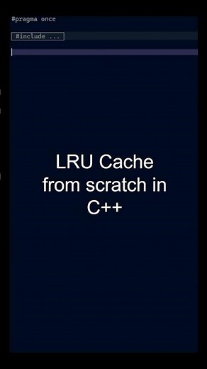 Implementing an LRU Cache in C++