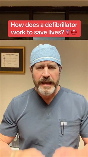 16K views · 971 reactions | How a Defibrillator works to save lives變⛑️ If you enjoyed this content, then check out my free newsletter at www.drjeremylondon.com #doctor #surgeon #health #wellness #operation #heartdoctor #heartsurgeon #cardiovascularhealth #hearthealth #doctors #medstudent #medicalstudent #medschool #fyp #pacemakers | Dr. Jeremy London, MD | Facebook
