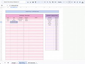 Monthly Budget Spreadsheet | Google Sheets Budget Template | Monthly Budget Planner - Etsy