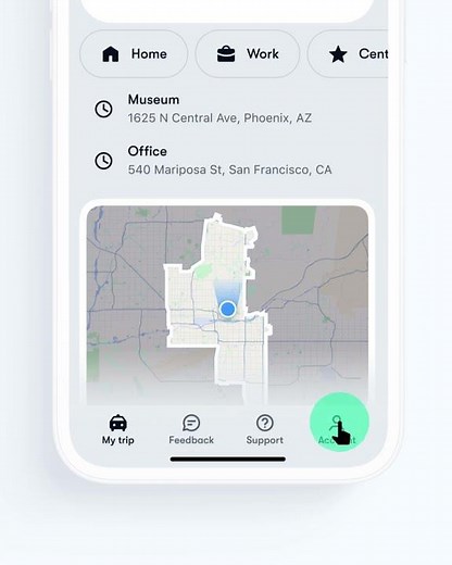Using the Waymo One app | Explore our accessibility features