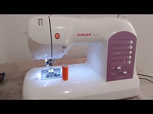 Enfilage de la machine à coudre Singer Curvy 8763