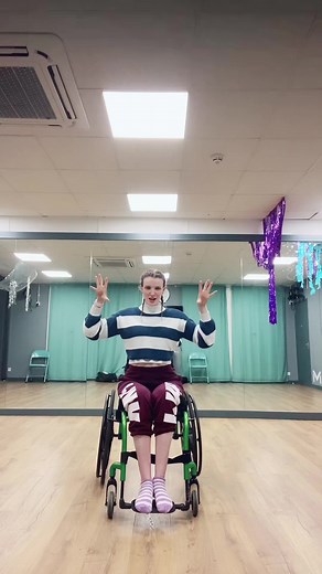 Studio Fun with Disabled Dancer Sophie Amieva