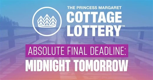 Princess Margaret cottage lottery early bird prize winner