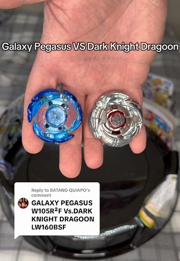 Galaxy Pegasus VS Dark Knight Dragoon Beyblade Battle
