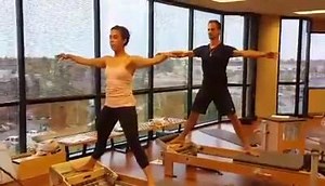 2.9K views · 101 reactions | Annie Verdame and Baptiste Herbert demonstrating Plié Series | BASI Pilates | Facebook