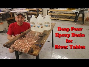 Deep Pour Epoxy Resin for River Tables