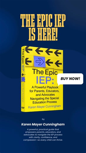 1K views |  BIG NEWS  Karen Mayer Cunningham’s life’s work is finally here… The Epic IEP™: A Powerful Playbook for Parents, Educators, and Advocates Navigating the Special Education System ✨ Published by Simon & Schuster, this 368-page guide is packed with practical strategies, hope, and tools that will change lives at the IEP table.  Order today at theepiciep.com and secure your spot. This is more than a book. It’s a movement.  | Special Education Boss | Facebook