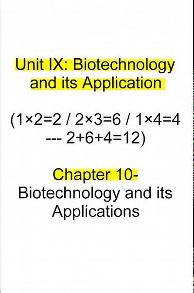 Class 12 Biology Syllabus Semester 4 🔥
