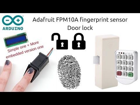 Easy Arduino FPM10A Fingerprint door lock