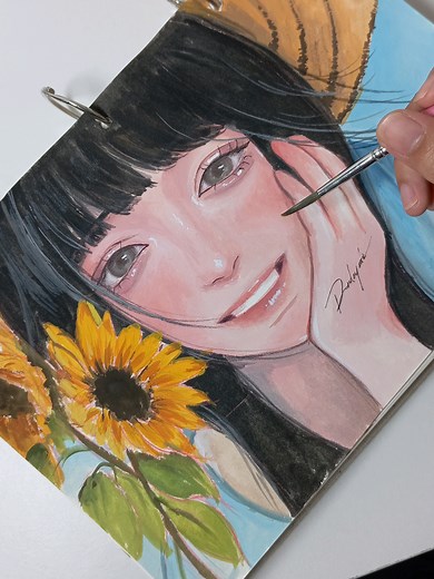 Gouache Painting Tutorial: Simple Himi Gouache Techniques