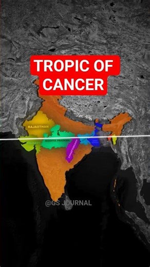 Tropic of Cancer 🦀 #facts #geography