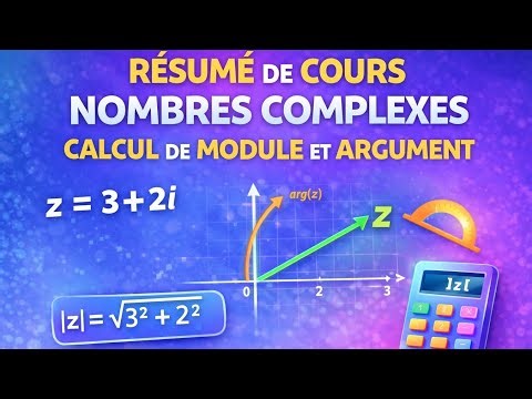 You will learn how to calculate the modulus and argument of a complex number